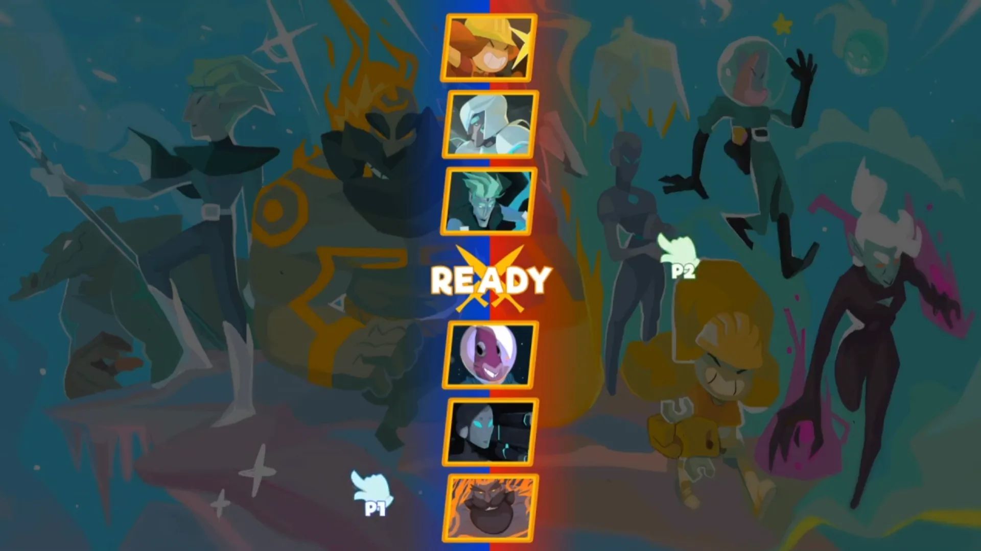 Character selection screen